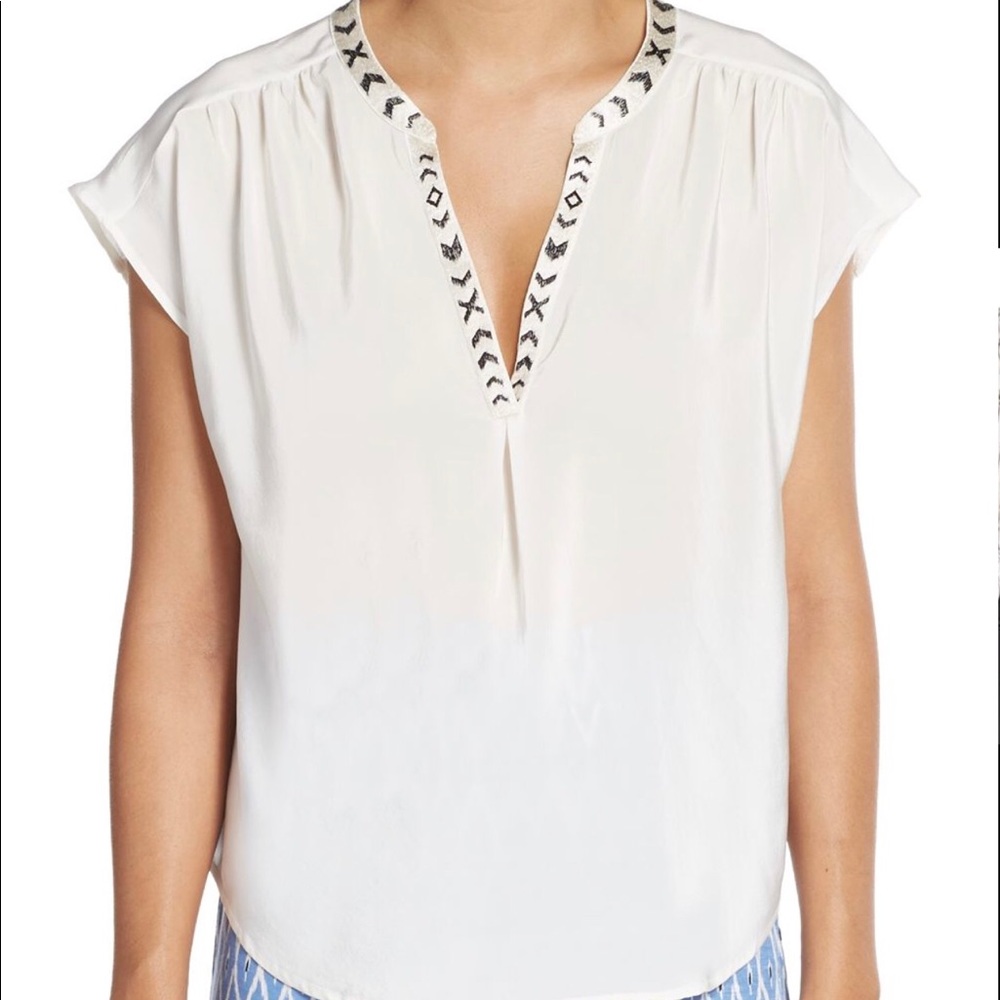 Joie Silk Top Bosi Caftan